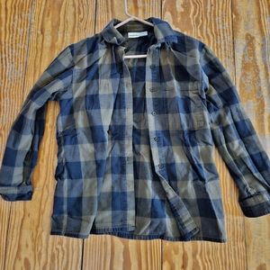 Green and Black Flannel Unisex Newport News Small Lumberjack Chic